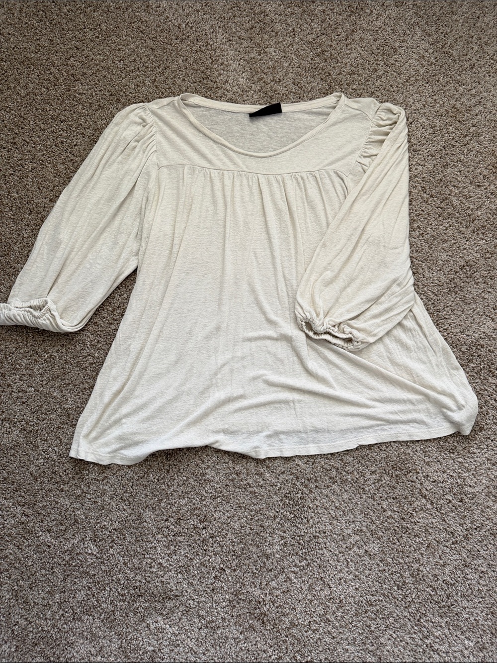 Lane Bryant Cream Blouse